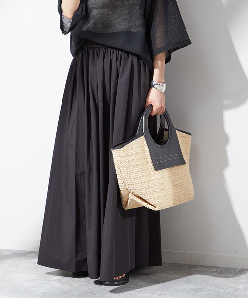 journal standard L'essage（ジャーナルスタンダードレサージュ）の「《追加》ヴィンテージタイプライタースカート（スカート・レディース・ブラック/ホワイト/ブラウン・FREE）」の8枚目の写真