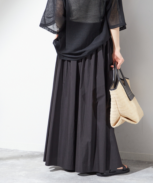 journal standard L'essage（ジャーナルスタンダードレサージュ）の「《追加》ヴィンテージタイプライタースカート（スカート・レディース・ブラック/ホワイト/ブラウン・FREE）」の9枚目の写真