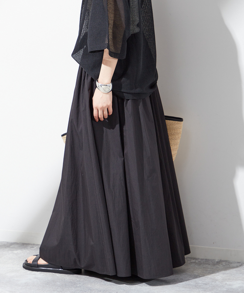 journal standard L'essage（ジャーナルスタンダードレサージュ）の「《追加》ヴィンテージタイプライタースカート（スカート・レディース・ブラック/ホワイト/ブラウン・FREE）」の10枚目の写真