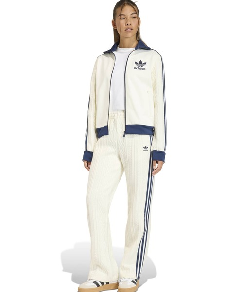 adidas（アディダス）の「adidas KNIT CLASSIC TT / アディダス ニット クラシック トラック トップ（その他トップス・レディース・ホワイト・L/M/S）」の10枚目の写真