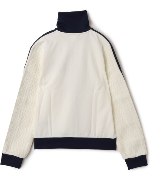 adidas（アディダス）の「adidas KNIT CLASSIC TT / アディダス ニット クラシック トラック トップ（その他トップス・レディース・ホワイト・L/M/S）」の8枚目の写真