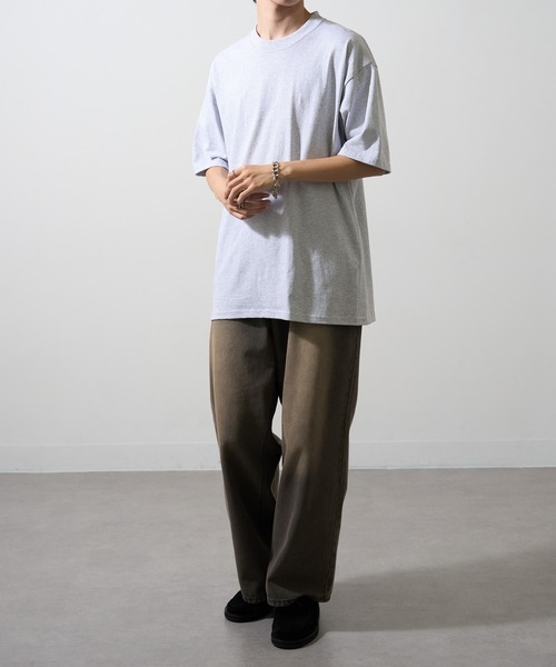 CalCru（カルクルー）の「【CalCru】5.5oz マイクロストライプ Tシャツ ボーダーTシャツ UNTR（Tシャツ/カットソー・メンズ・ブラック/ネイビー/ホワイト・M/L/XL）」の7枚目の写真