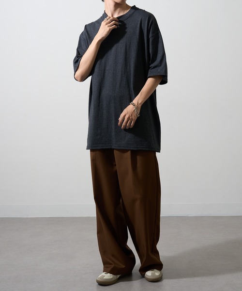 CalCru（カルクルー）の「【CalCru】5.5oz マイクロストライプ Tシャツ ボーダーTシャツ UNTR（Tシャツ/カットソー・メンズ・ブラック/ネイビー/ホワイト・M/L/XL）」の12枚目の写真