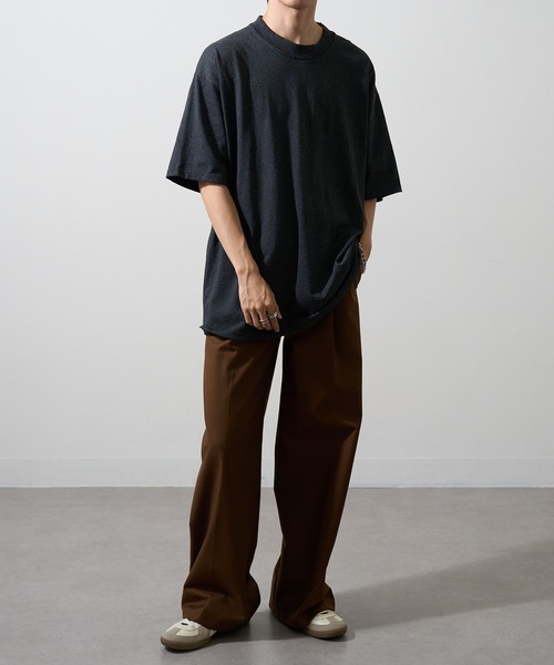 CalCru（カルクルー）の「【CalCru】5.5oz マイクロストライプ Tシャツ ボーダーTシャツ UNTR（Tシャツ/カットソー・メンズ・ブラック/ネイビー/ホワイト・M/L/XL）」の13枚目の写真