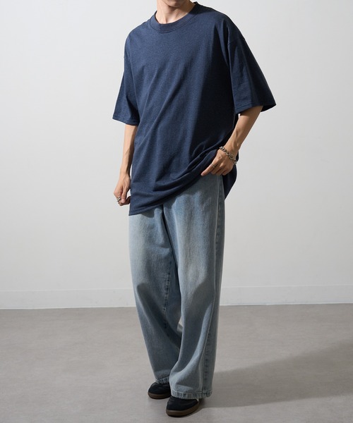 CalCru（カルクルー）の「【CalCru】5.5oz マイクロストライプ Tシャツ ボーダーTシャツ UNTR（Tシャツ/カットソー・メンズ・ブラック/ネイビー/ホワイト・M/L/XL）」の19枚目の写真