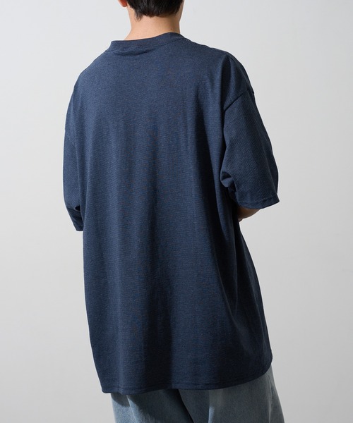 CalCru（カルクルー）の「【CalCru】5.5oz マイクロストライプ Tシャツ ボーダーTシャツ UNTR（Tシャツ/カットソー・メンズ・ブラック/ネイビー/ホワイト・M/L/XL）」の18枚目の写真