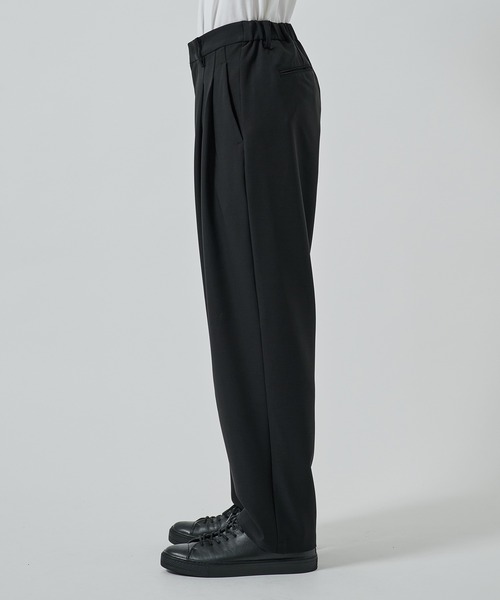 ATTACHMENT スラックス ATTACHMENT / アタッチメント】別注 STRETCH WASHABLE WOOL