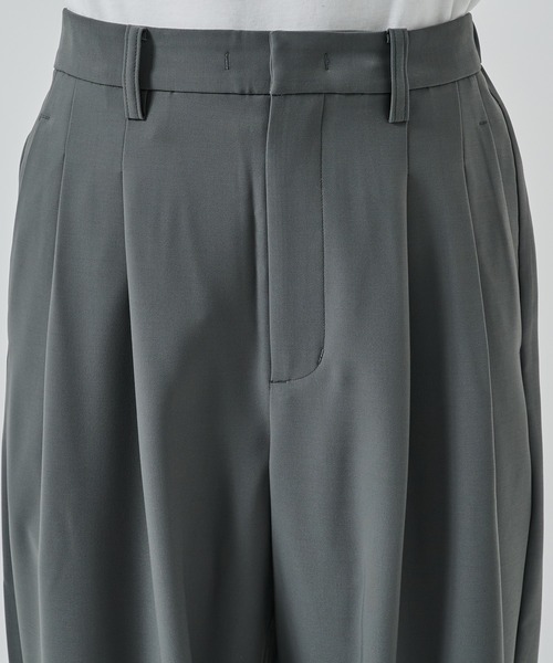 ATTACHMENT スラックス ATTACHMENT/アタッチメント】〈別注〉WASHABLE SUPER EASY WIDE