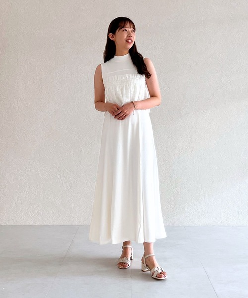 セール】2025春夏新作 レースビスチェセットカットワンピース