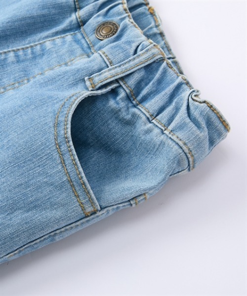 QUNTSTYLE(キュントスタイル)の「ストレッチデニムスキニーパンツ(デニムパンツ・キッズ・ブルー系/ダークネイビー/ブルー・120/130/140/150/160/170/110)」の8枚目の写真