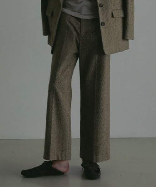 etre tokyoチェックツィードセンタークリースパンツ新品 チェックツィードセンタークリースパンツ（その他パンツ）｜ETRE TOKYO