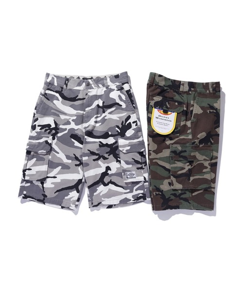 XLARGE × Dickies コラボパンツ ショーツ カモ 迷彩34インチ XLARGE×Dickies CAMO CARGO SHORTS(カーゴパンツ)|Dickies