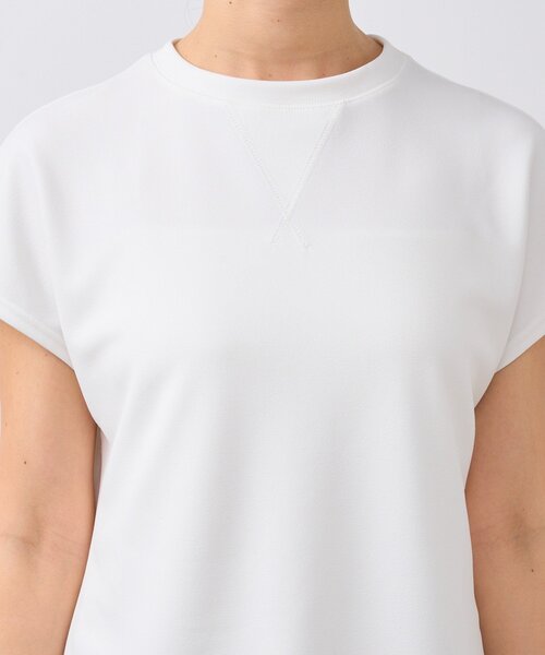 RIVE DROITE（リヴドロワ）の「【しわになりにくい】カットジョーゼットフレンチプルオーバー（Tシャツ/カットソー・レディース・グレイッシュベージュ/チャコールグレー/オフホワイト・FREE）」の14枚目の写真