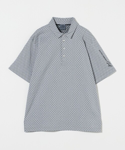 UNITED ARROWS GOLF ポロシャツ Lサイズ ネイビー　新品未使用 WAAC X JONES】MEN ルーズフィットポロシャツ ネイビー