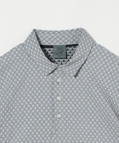 AddElm UNITED ARROWS GOLF ジップアップシャツ AddElm United Arrows Golf ジップアップシャツ