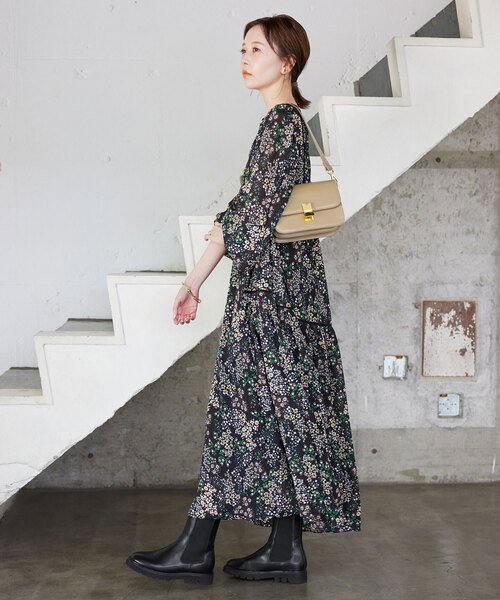 SLOBE IENA(スローブイエナ)の「《追加2》SLOBE IENA サイドゴアブーツ(ブーツ・レディース・ブラック・35/36/37/38)」の3枚目の写真