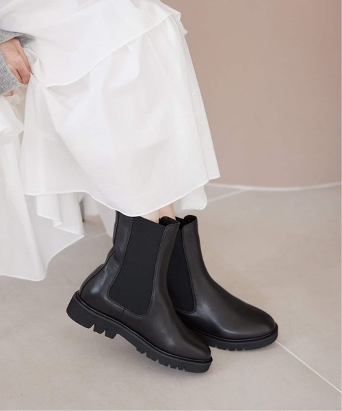 SLOBE IENA(スローブイエナ)の「《追加2》SLOBE IENA サイドゴアブーツ(ブーツ・レディース・ブラック・35/36/37/38)」の20枚目の写真