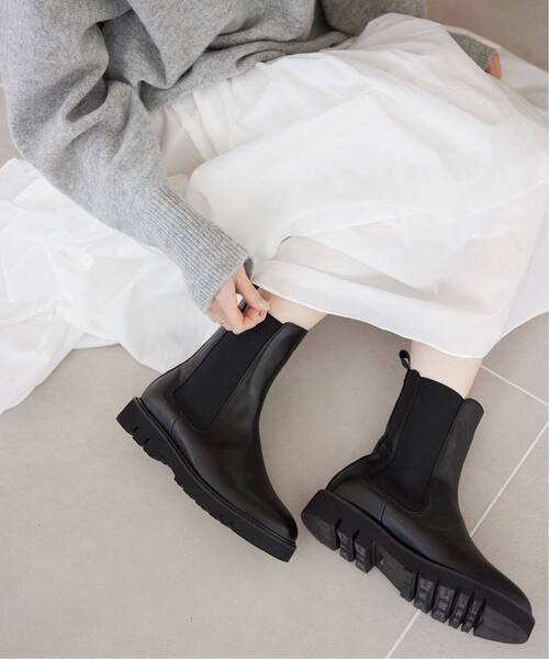 SLOBE IENA(スローブイエナ)の「《追加2》SLOBE IENA サイドゴアブーツ(ブーツ・レディース・ブラック・35/36/37/38)」の21枚目の写真