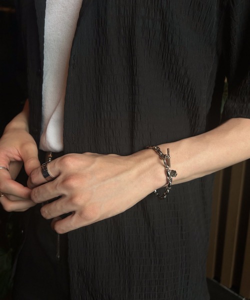 GRAiL(accessories)（グレイル（アクセサリー））の「Cross logo ring【BLACK logo】（リング・メンズ・シルバー・ONE SIZE）」の12枚目の写真