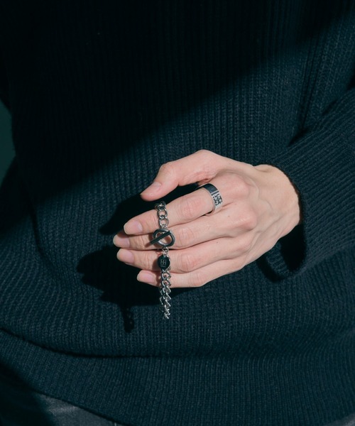 GRAiL(accessories)（グレイル（アクセサリー））の「Cross logo ring【BLACK logo】（リング・メンズ・シルバー・ONE SIZE）」の13枚目の写真