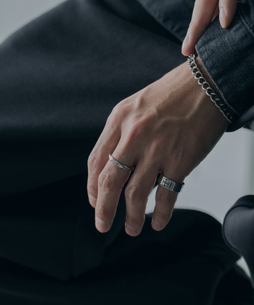 GRAiL(accessories)（グレイル（アクセサリー））の「Cross logo ring【BLACK logo】（リング・メンズ・シルバー・ONE SIZE）」の15枚目の写真