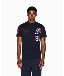 ARMANI EXCHANGE | 【A|X アルマーニ エクスチェンジ】パッチデザイン 半袖クルーネックTシャツ/REGULAR(Tシャツ/カットソー)