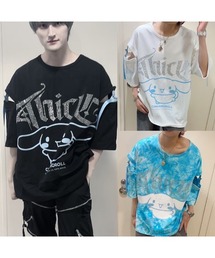 THICC（チック）の「THICC×シナモンコラボTシャツ（Tシャツ/カットソー）」