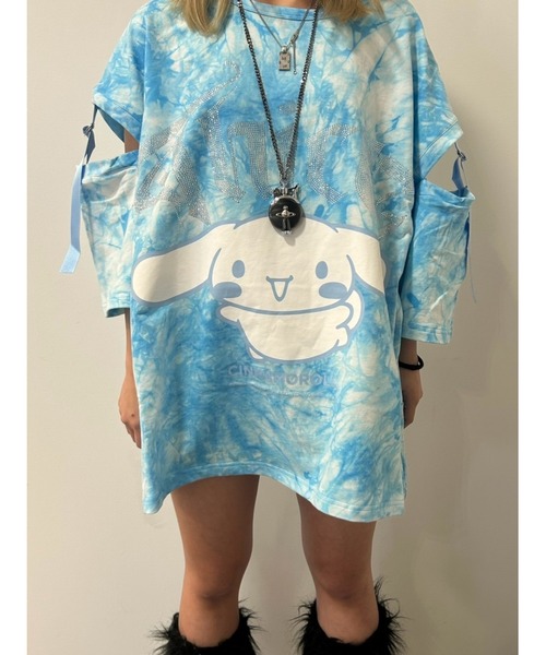 THICC(チック)の「THICC×シナモンコラボTシャツ(Tシャツ/カットソー・メンズ・ブラック/ホワイト/ブルー系その他・FREE)」の12枚目の写真