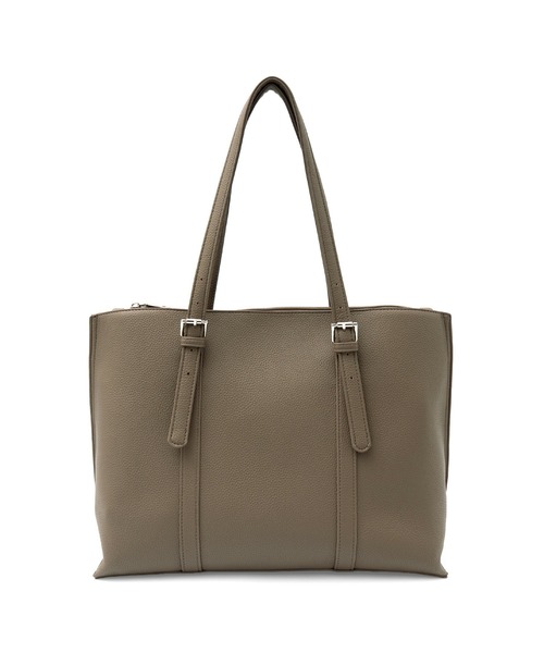 VitaFelice（ヴィータフェリーチェ）の「ベルトハンドルトートバッグ ステッチ A4 通勤トート（トートバッグ・レディース・ベージュ系/ブラック×ホワイト/ブラック・FREE）」の21枚目の写真