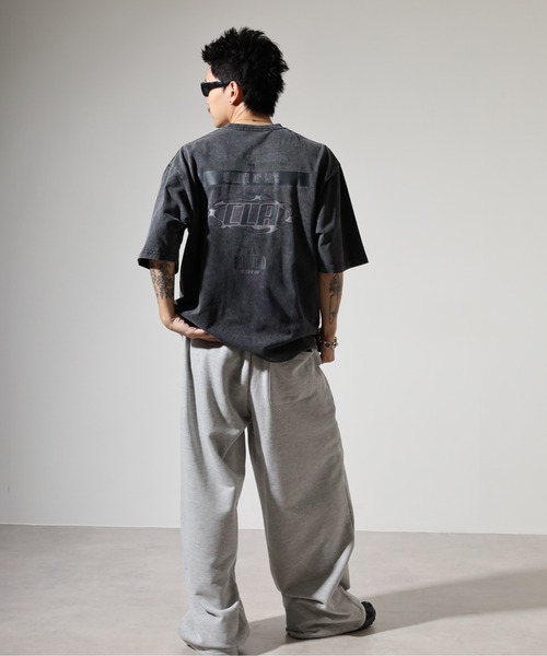 RE730(アールイーセブンサーティー)の「硫化染めマルチロゴTシャツ(Tシャツ/カットソー・メンズ・カーキ/ブラック・M/L)」の11枚目の写真