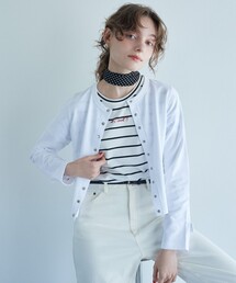 To b. by agnes b. | ＜To b. by agnes b.コラボ＞ドットボタン カーディガン(カーディガン/ボレロ)