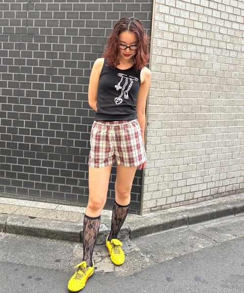 Oriens JOURNAL STANDARD（オリエンス ジャーナルスタンダード）の「シャツクロスショートパンツ（その他パンツ・レディース・レッド/ネイビー・FREE）」の9枚目の写真