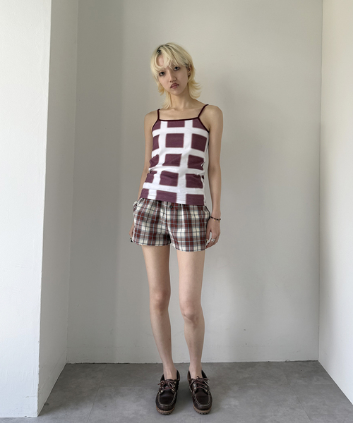Oriens JOURNAL STANDARD（オリエンス ジャーナルスタンダード）の「シャツクロスショートパンツ（その他パンツ・レディース・レッド/ネイビー・FREE）」の13枚目の写真