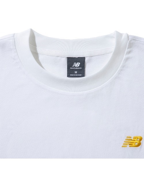 NEW BALANCE(ニューバランス)の「New Balance QTM RESORT T-SHIRT(ニューバランス QTM リゾート Tシャツ)(Tシャツ/カットソー・メンズ・ブルー/ホワイト/オレンジ/グレー/グリーン・SMALL/MEDIUM/LARGE/X-LARGE/XX-LARGE)」の7枚目の写真