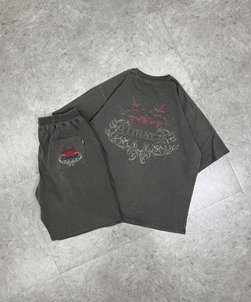 ATMARK（アットマーク）の「《2サイズ展開　/　UNISEX　》ATMARK トライバル クラウンロゴ Tee Tシャツ　セットアップ可能（Tシャツ/カットソー・レディース・ホワイト/チャコールグレー・MEDIUM/LARGE）」の16枚目の写真