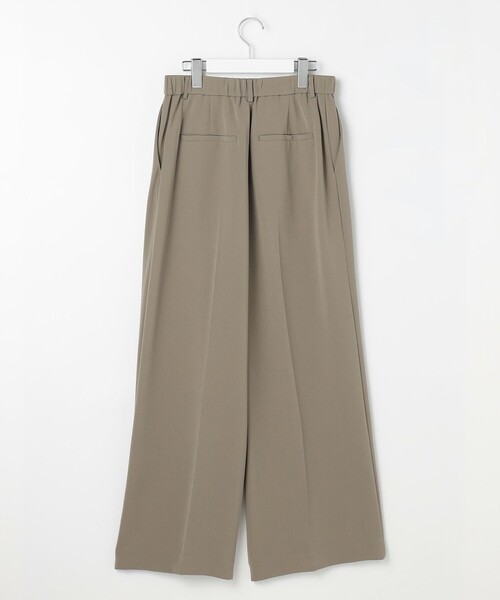 自由区(ジユウク)の「トリアセダブルクロスワイドストレート パンツ(その他パンツ・レディース・ブラック系/ブラウン系/ネイビー系/ベージュ・30/34/32)」の9枚目の写真