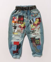 HYSTERIC MINI パンダデザイン デニムパンツ HYSTERIC MINI パンダデザイン デニムパンツ HYSTERIC MINI
