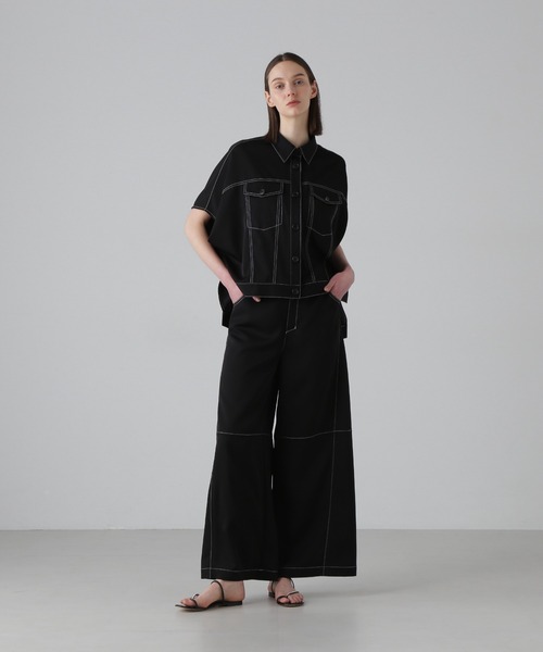 ADORE(アドーア)の「ドライストレッチツイルパンツ(その他パンツ・レディース・ブラック/ベージュ系その他・38/36)」の11枚目の写真