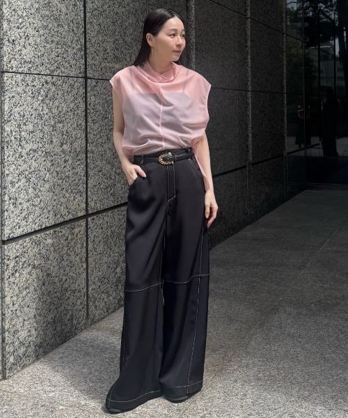 ADORE(アドーア)の「ドライストレッチツイルパンツ(その他パンツ・レディース・ブラック/ベージュ系その他・38/36)」の19枚目の写真