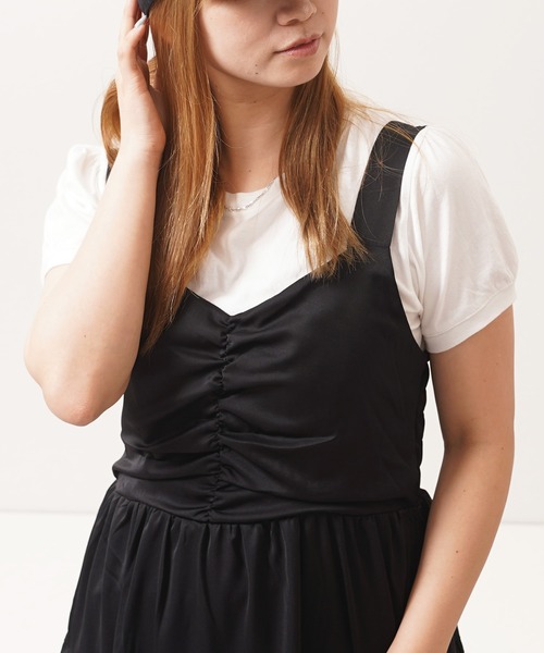 1111clothing(ワンフォークロージング)の「ティアード ワンピース / Tiered dress(ワンピース・レディース・ミント/ピンク/ブルー/グレー/ブラック・M)」の8枚目の写真