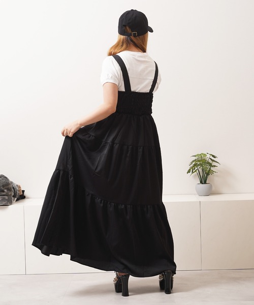 1111clothing(ワンフォークロージング)の「ティアード ワンピース / Tiered dress(ワンピース・レディース・ミント/ピンク/ブルー/グレー/ブラック・M)」の12枚目の写真