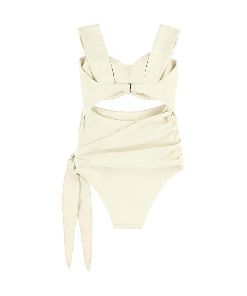 【期間限定お値下げ7/27まで】 タグ付き アリシアスタン ワンピース水着　M セール】Florence /ローズドレープOP（水着）｜ALEXIA STAM（アリシア