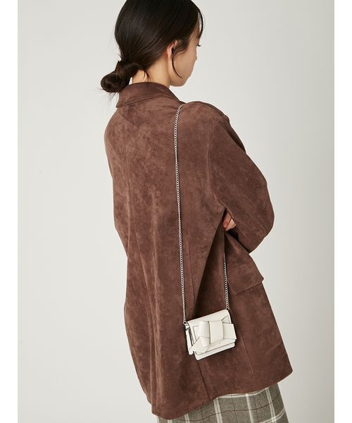 FRAY I.D（フレイアイディー）の「【ルエル】2wayミニリボンウォレット（財布・レディース・ホワイト/キャメル/ブルー・F）」の21枚目の写真