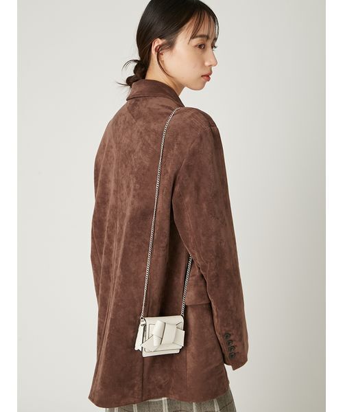 FRAY I.D（フレイアイディー）の「【ルエル】2wayミニリボンウォレット（財布・レディース・ホワイト/キャメル/ブルー・F）」の22枚目の写真