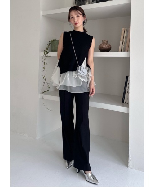 FRAY I.D（フレイアイディー）の「【ルエル】2wayミニリボンウォレット（財布・レディース・ホワイト/キャメル/ブルー・F）」の9枚目の写真