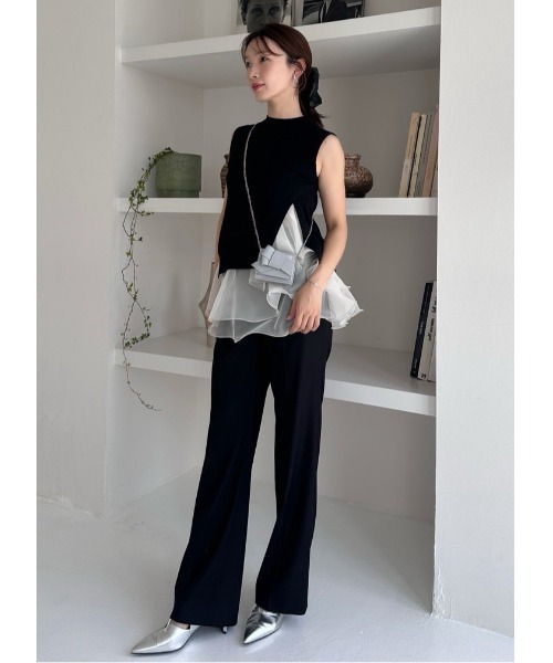 FRAY I.D（フレイアイディー）の「【ルエル】2wayミニリボンウォレット（財布・レディース・ホワイト/キャメル/ブルー・F）」の10枚目の写真