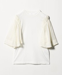 激レア⭐️ TOGA PULLA トーガプルラ　Tシャツ　リボン　ドッキング　S 激レア⭐️ TOGA PULLA トーガプルラ Tシャツ リボン ドッキング