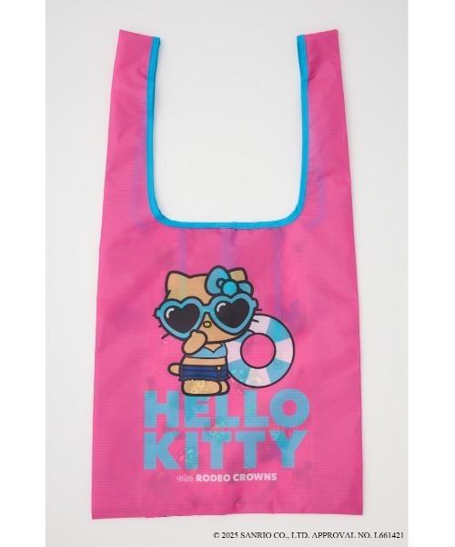 RODEO CROWNS WIDE BOWL（ロデオクラウンズワイドボウル）の「(サンリオキャラクターズ)エコバッグ（トートバッグ・レディース・ブラック系その他/イエロー系その他/ピンク系その他/ブルー系その他・FREE）」の5枚目の写真