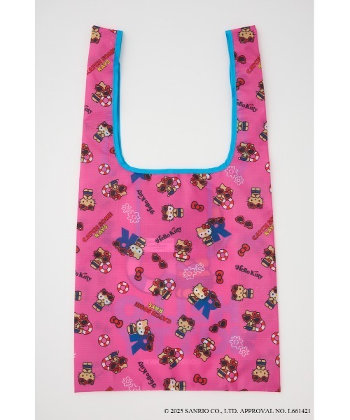 RODEO CROWNS WIDE BOWL（ロデオクラウンズワイドボウル）の「(サンリオキャラクターズ)エコバッグ（トートバッグ・レディース・ブラック系その他/イエロー系その他/ピンク系その他/ブルー系その他・FREE）」の6枚目の写真