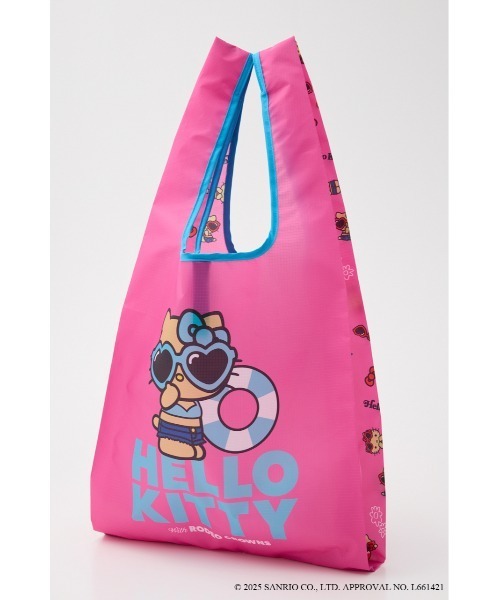 RODEO CROWNS WIDE BOWL（ロデオクラウンズワイドボウル）の「(サンリオキャラクターズ)エコバッグ（トートバッグ・レディース・ブラック系その他/イエロー系その他/ピンク系その他/ブルー系その他・FREE）」の8枚目の写真